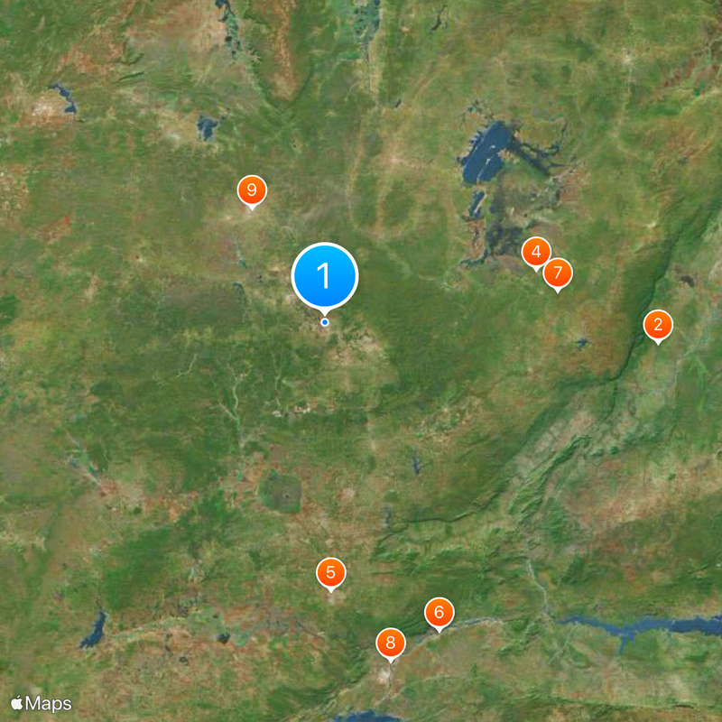 Kitwe Map