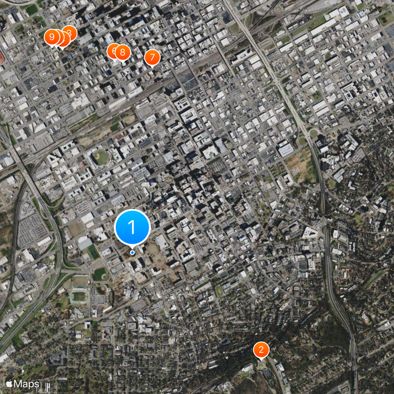 University of Alabama at Birmingham Map