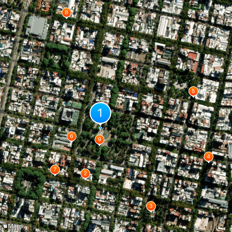 Plaza Independencia Carte