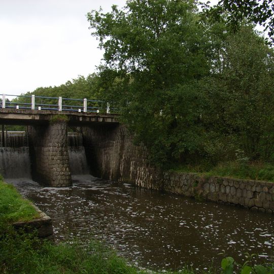 Most přes výpusť z Malého Jordánu