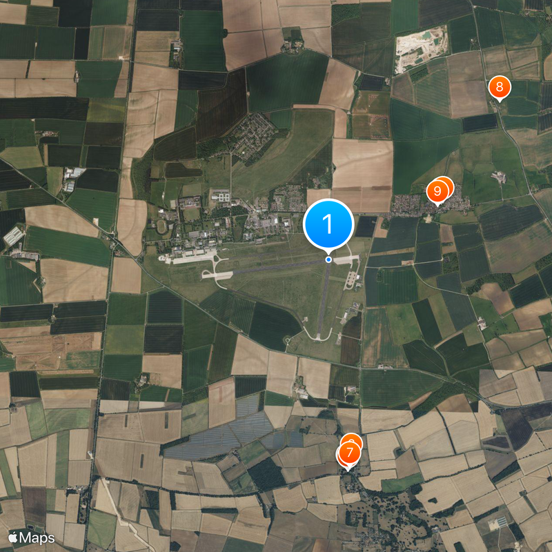 RAF Cranwell Map