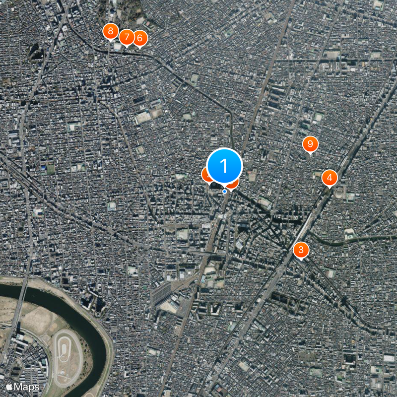 Nihon Kogakuin College Map