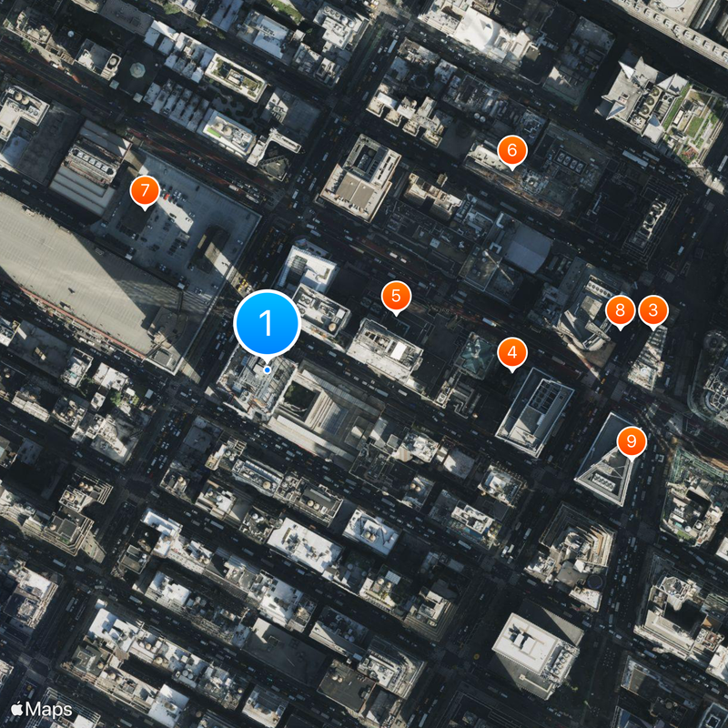 New York Times Building Carte