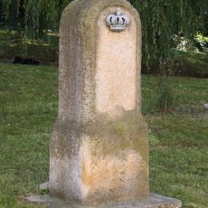 Royal Saxon milestone Penig