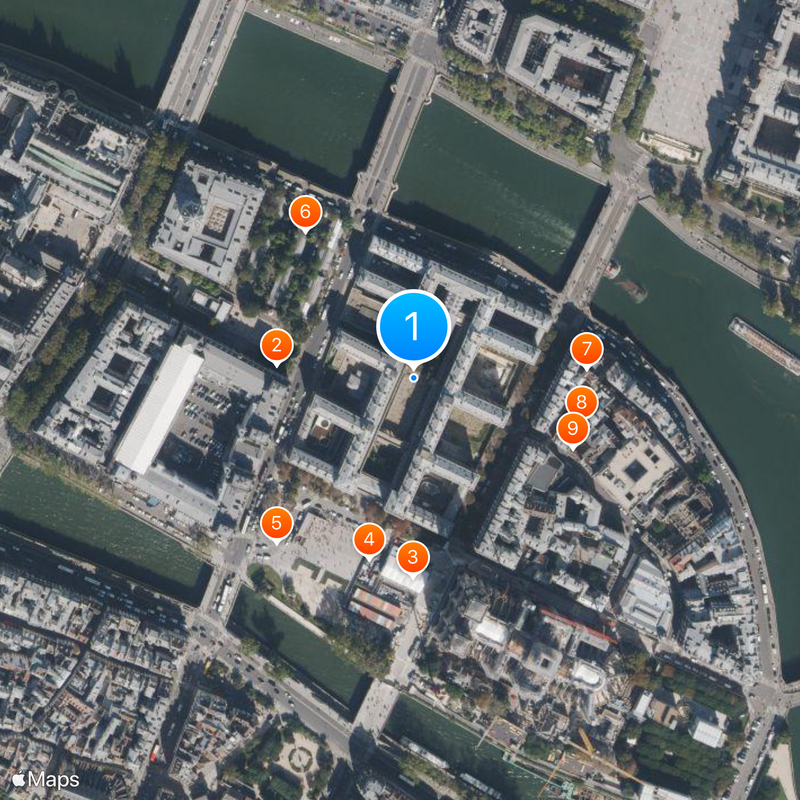 Hôtel-Dieu de París Mapa