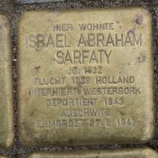 Stolperstein für Israel Abraham Sarfaty