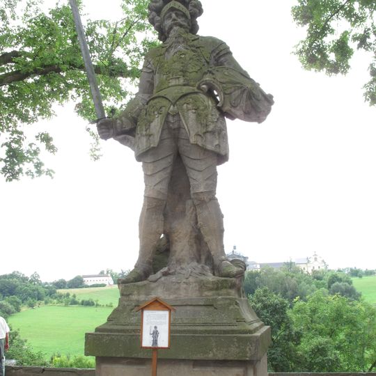 Statue of Goliath in Kuks