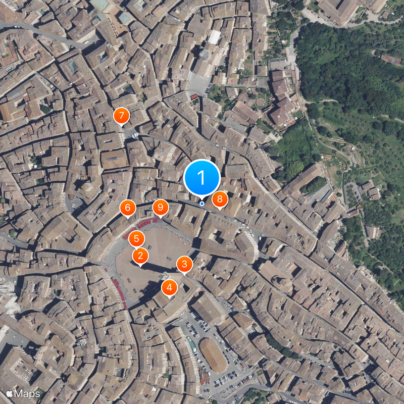 University of Siena Map