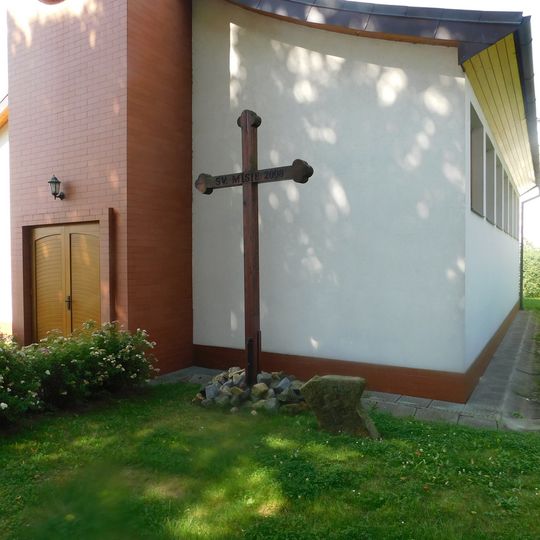 Kříž u kaple svatého Benedikta ve Stránecké Zhoři