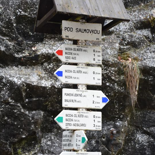Rozcestník Pod Salmovkou