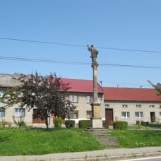 Sloup se sochou svatého Františka Xaverského