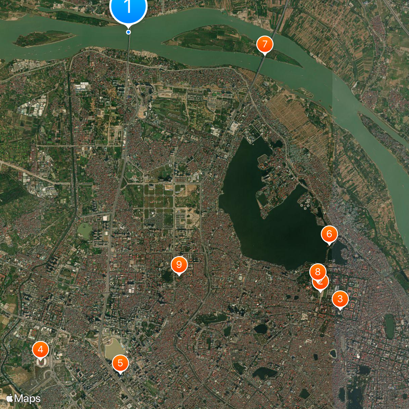 Thăng Long Bridge Mappa