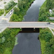 Megrega river automobile bridge (Olonets)