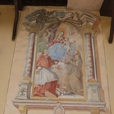 Affresco Madonna del carmelo