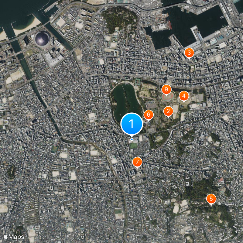 Ōhori Junior and Senior High School Carte