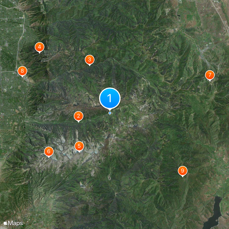 Snowbird Map