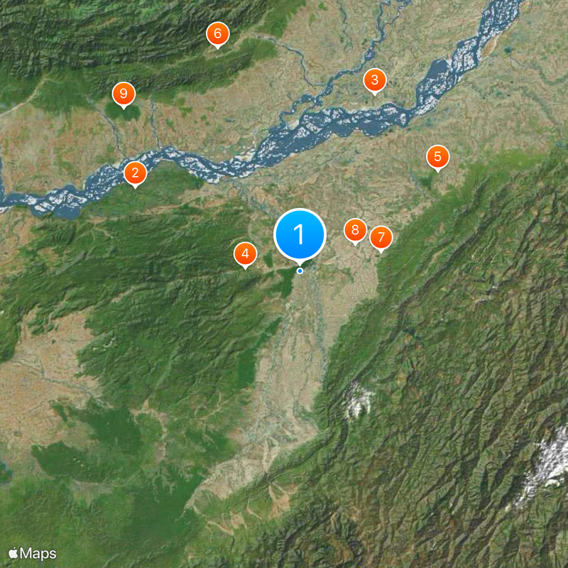 Golaghat district Map