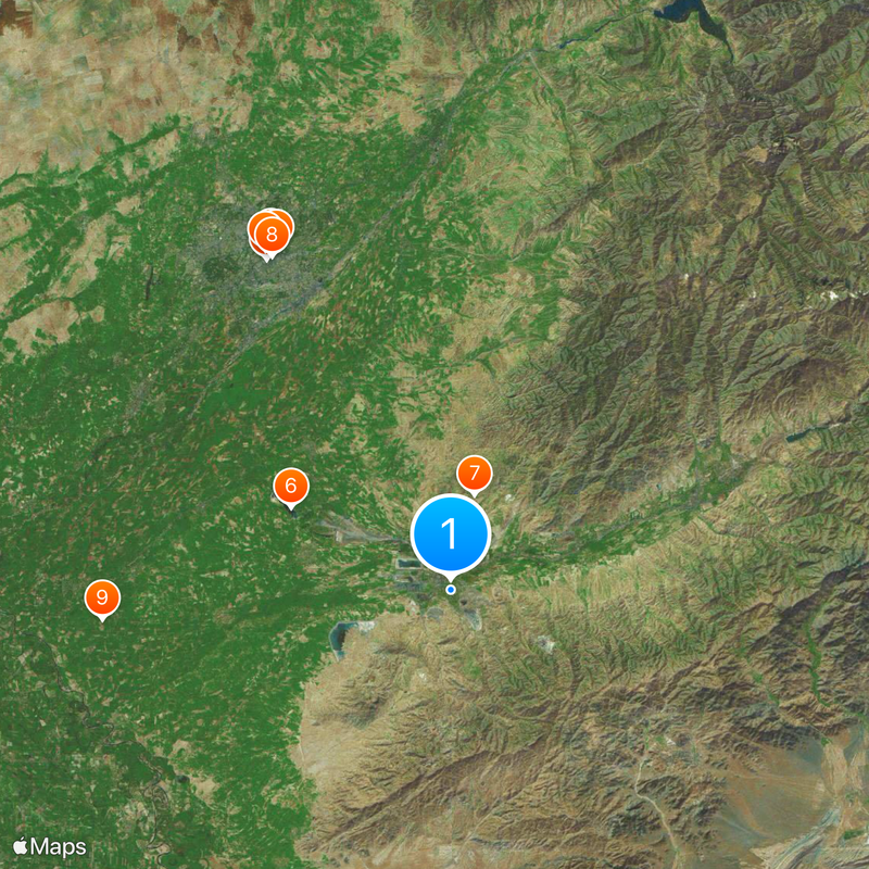 Olmaliq Map
