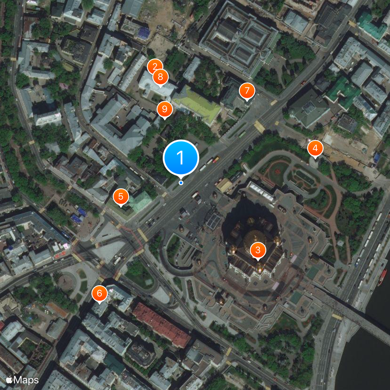 Kropotkinskaya Map