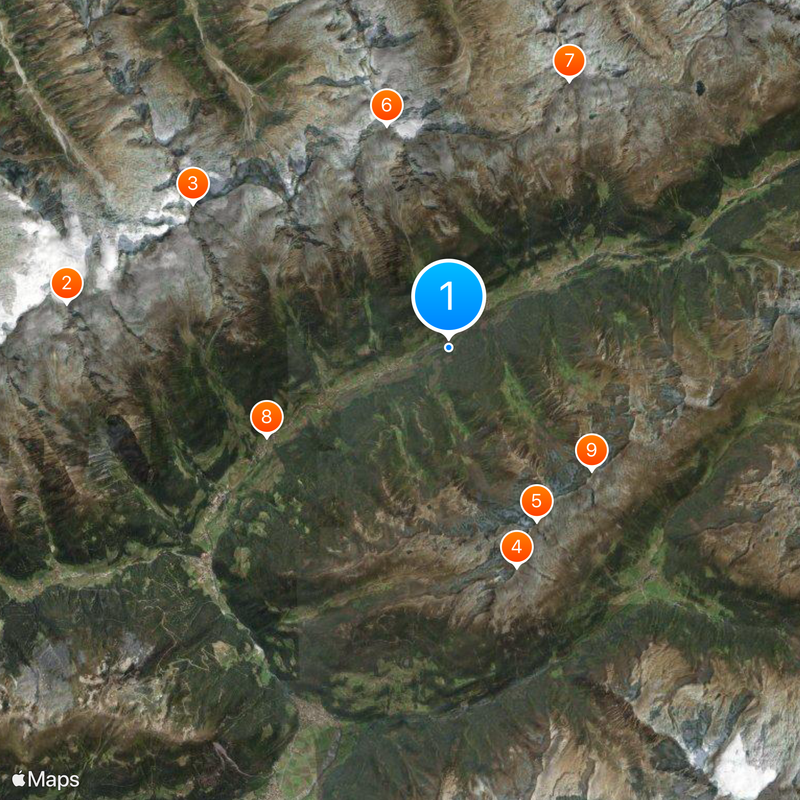 Eastern Alps Map