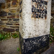 Milestone Immediately In Front Of No.7 Grove Cottages