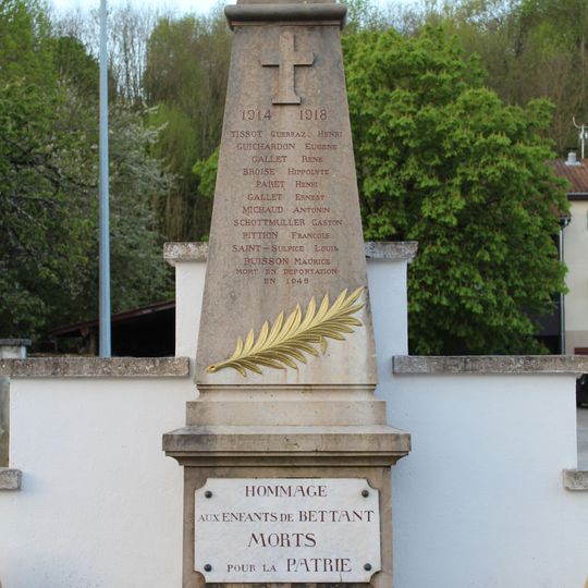 War memorial of Bettant
