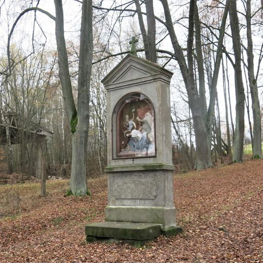 Kaplička III. zastavení křížové cesty u Cvikova
