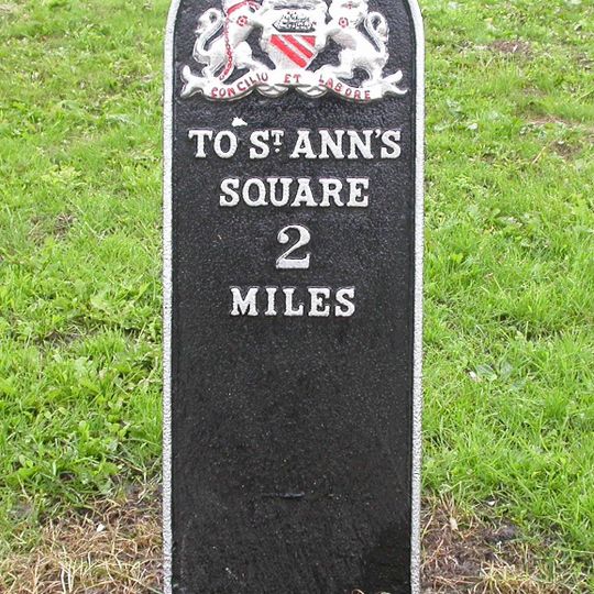 Milepost, Ashton New Road; Beswick