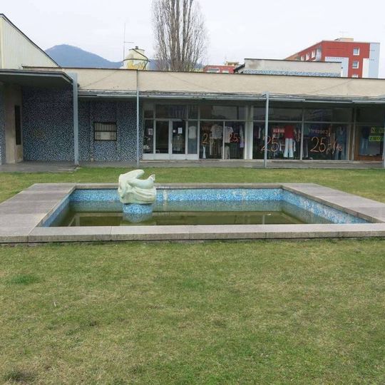 Kašna v ulici Osvoboditelů v Lovosicích