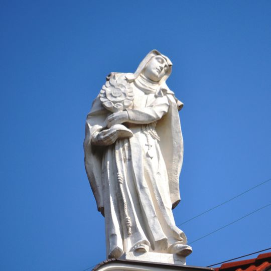 Františkánsky kláštor, socha-kópia-vsa