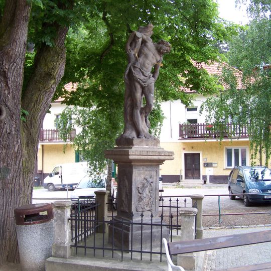 Statue of Saint Sebastian in Karlštejn