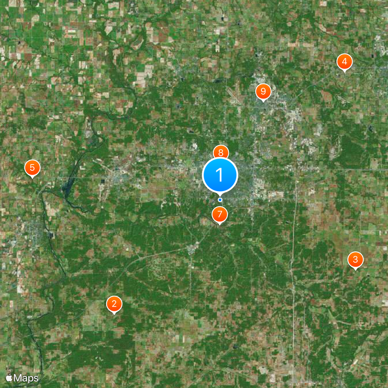 Bonnie & Clyde Garage Apartment Carte