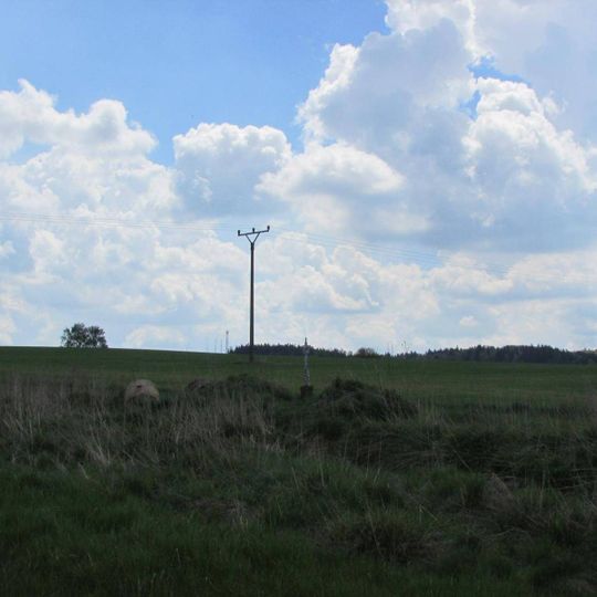 Kříž v poli u Hejlovského rybníka u Ondřejova