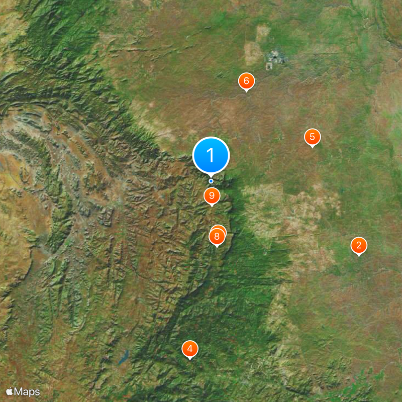 Blyderivierspoort Kaart