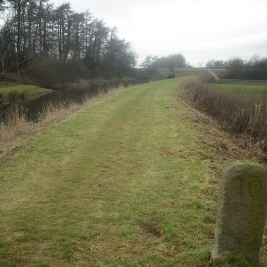 Milestone On Kendal/Lancaster Canal Approximately 300 Metres South South West Of Duke's Bridge