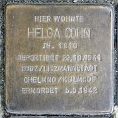 Stolperstein en memoria de Helga Cohn