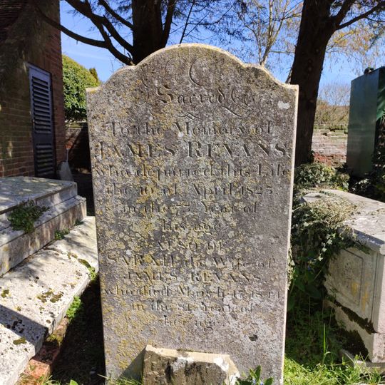 Pair Of Tombs To Revans Family In Churchyard Of Church Of St Mary