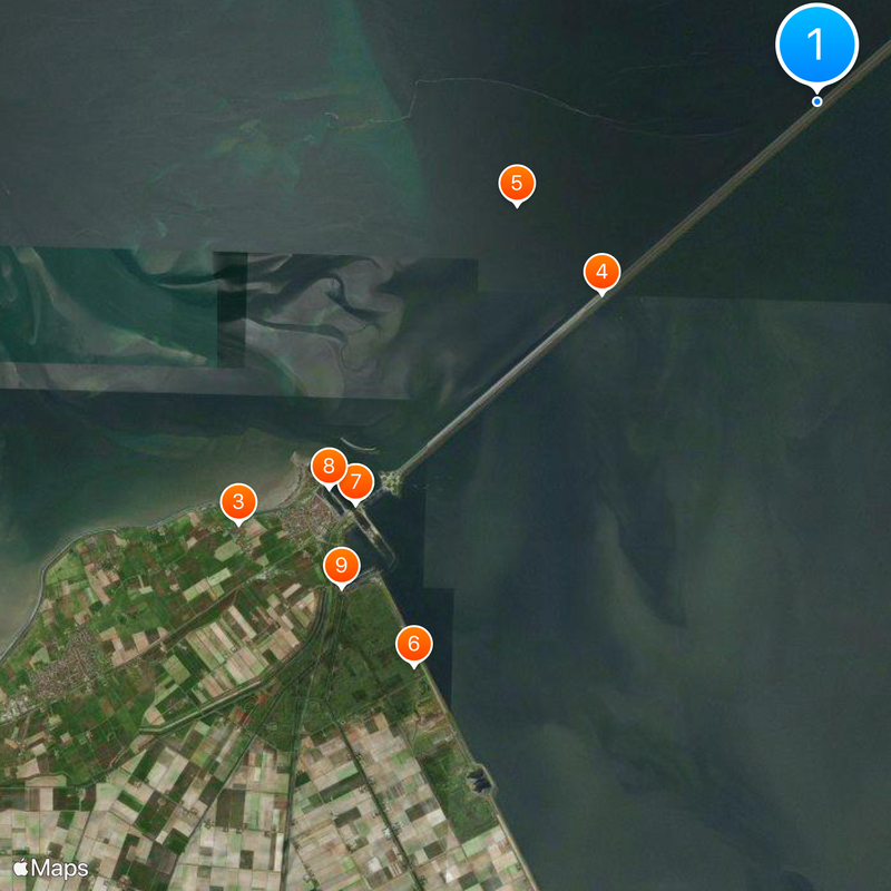 Afsluitdijk Map