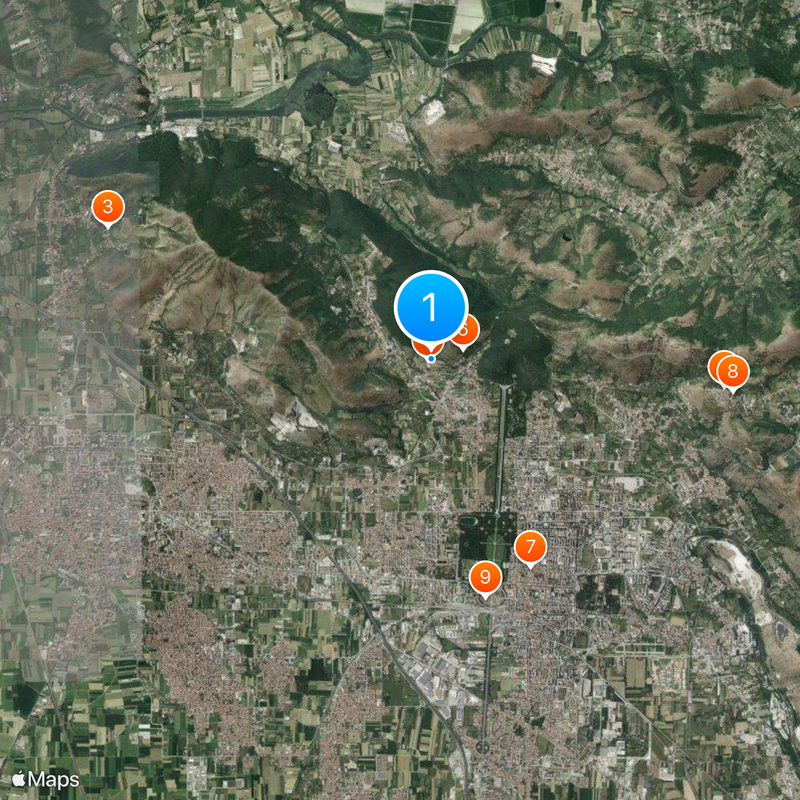 San Leucio Map