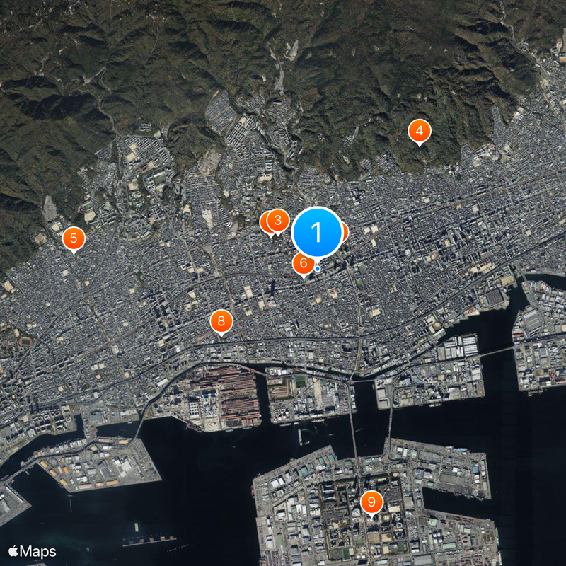 Sumiyoshi Station Map