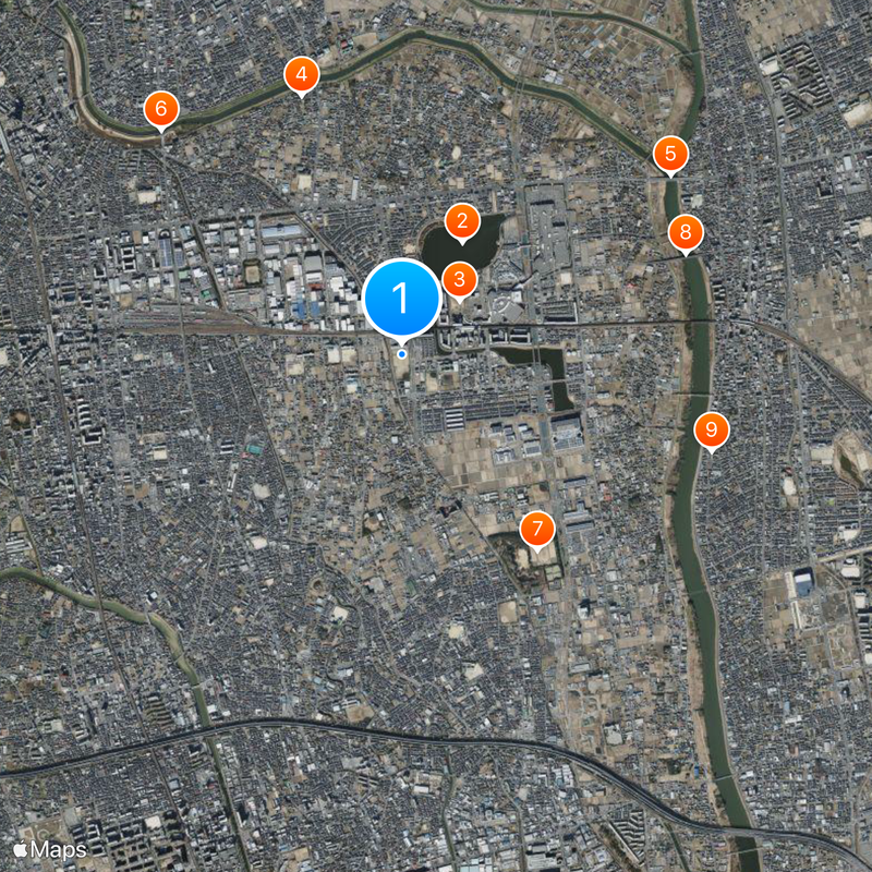 小松原高等學校 Map