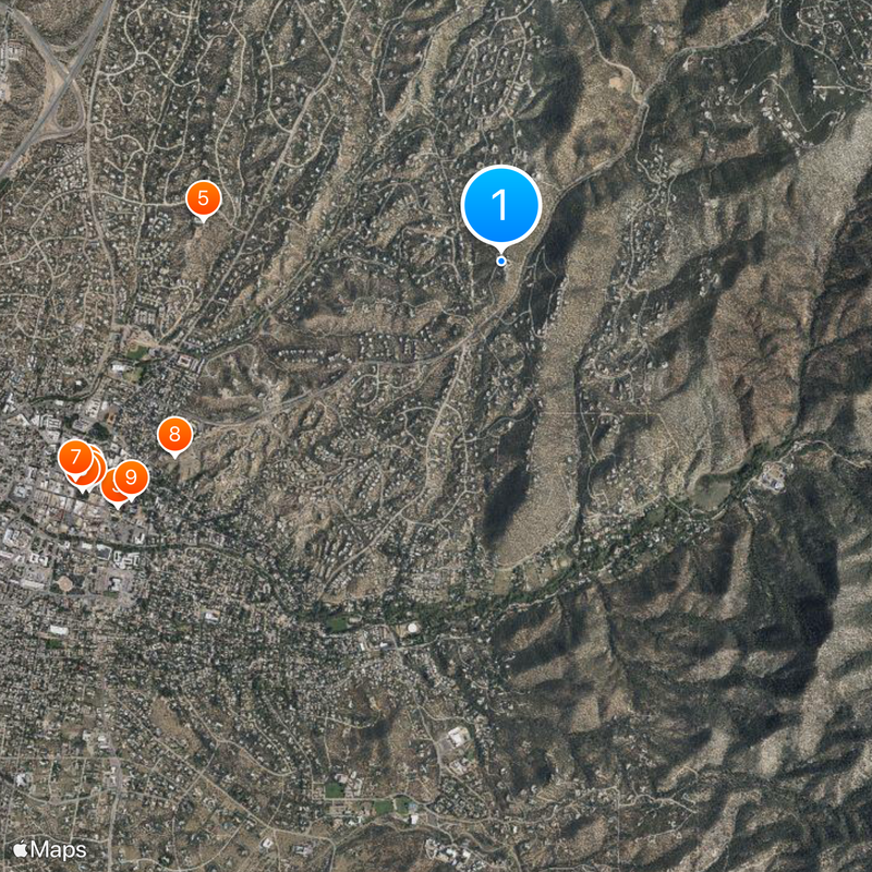 Santa Fe Institute Map