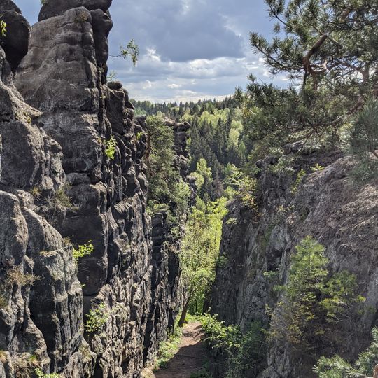 Basaltgang am Nonnenfelsen