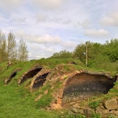 Remains of Aspen Colliery, associated beehive coking ovens and canal basin