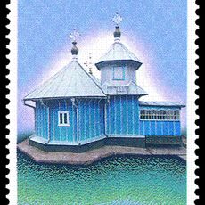 Saint Nicholas wooden church in Heciul Vechi, Sîngerei