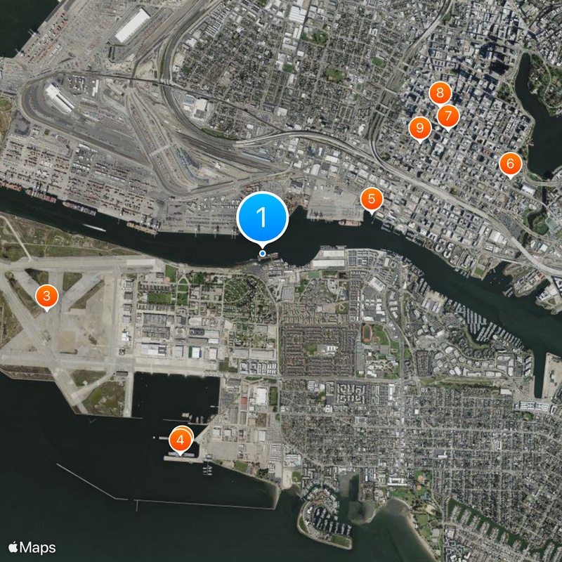 Hughes Mining Barge Map