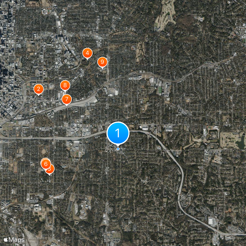 East Atlanta Map