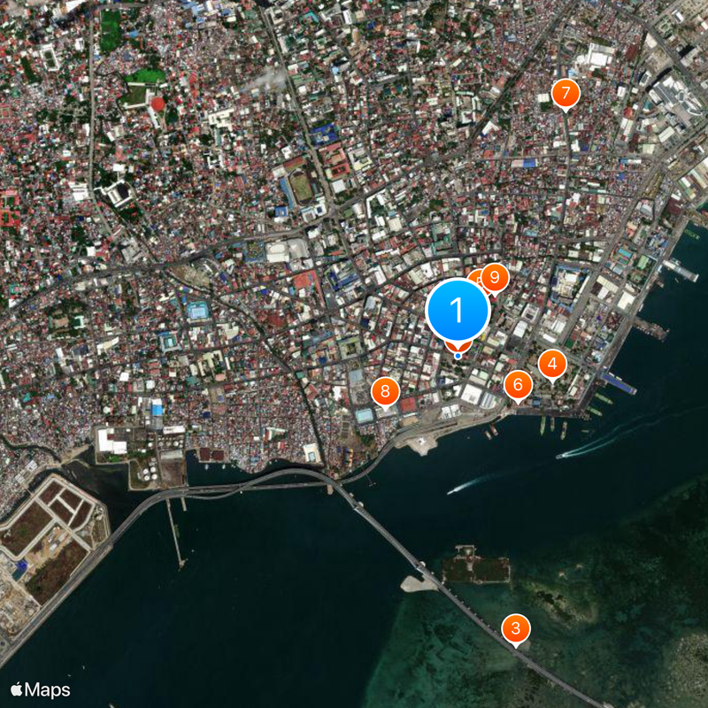 Magellan’s Cross Map