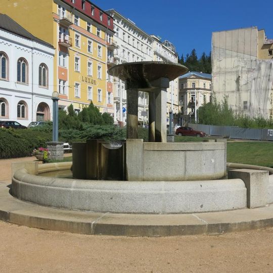 Jubilejní kašna na Mírovém náměstí v Mariánských Lázních