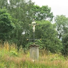 Kříž u domu Šluknovská 16/19 v Dolních Křečanech